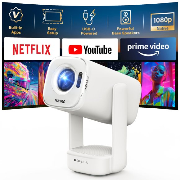 Proyector Aurzen EAZZE D1 1080P USB-C Inteligente