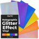 thumbnail image 1 of Vinilo Kraftex 30 × 28 cm 6 unidades Multicolor Holográfico con Brillantina, 1 of 7