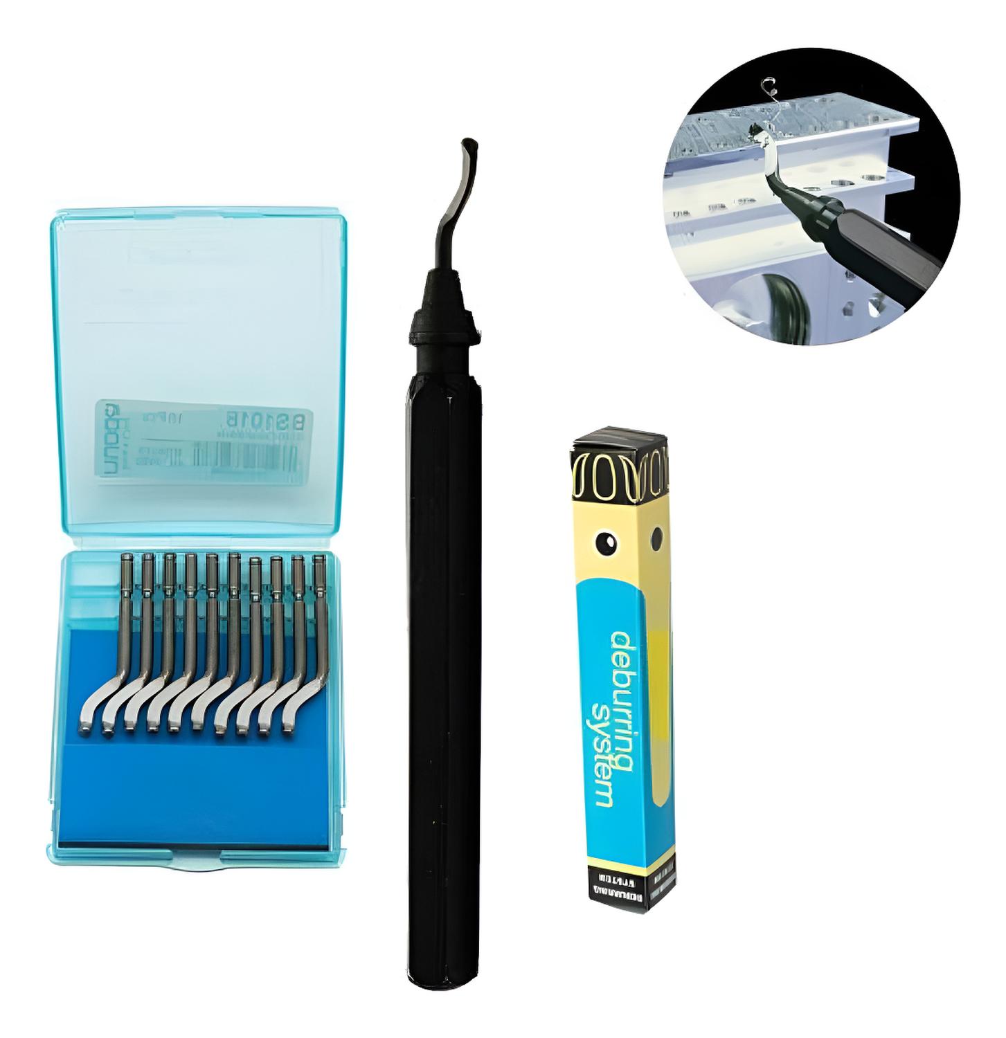 Genérico - Set Desbarbado 10 Cuchillas De Repuesto Aluminio Acero Pvc