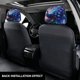 thumbnail image 3 of Funda para Reposacabezas de Auto Desmarcar Pavo Real 2 Unidades, 3 of 6