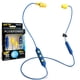 thumbnail image 1 of Auriculares intraurales inalámbricos Bluetooth Plugfones Basic Pro, auriculares con reducción de ruido con micrófono y controles que aíslan el ruido (azul y amarillo), 1 of 8