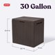 thumbnail image 2 of Caja de Almacenamiento para Exterior Keter City 114L Resina Marrón, 2 of 7