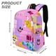 thumbnail image 3 of La Fiesta Musical de Face-theme Backpack, Campus style schoolbag Bookbag with Adjustable Shoulder Straps And Large Zip Compartment, Unisex Travel Bags.42x30x15cm, 3 of 6