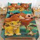 thumbnail image 1 of The Lion King Cartoon Bedding Sets Ultra Soft Skin-Friendly Duvet Cover 3 Piece, Cute Comforter Cover Bed Set for Boys Girls Kids, 1 of 5
