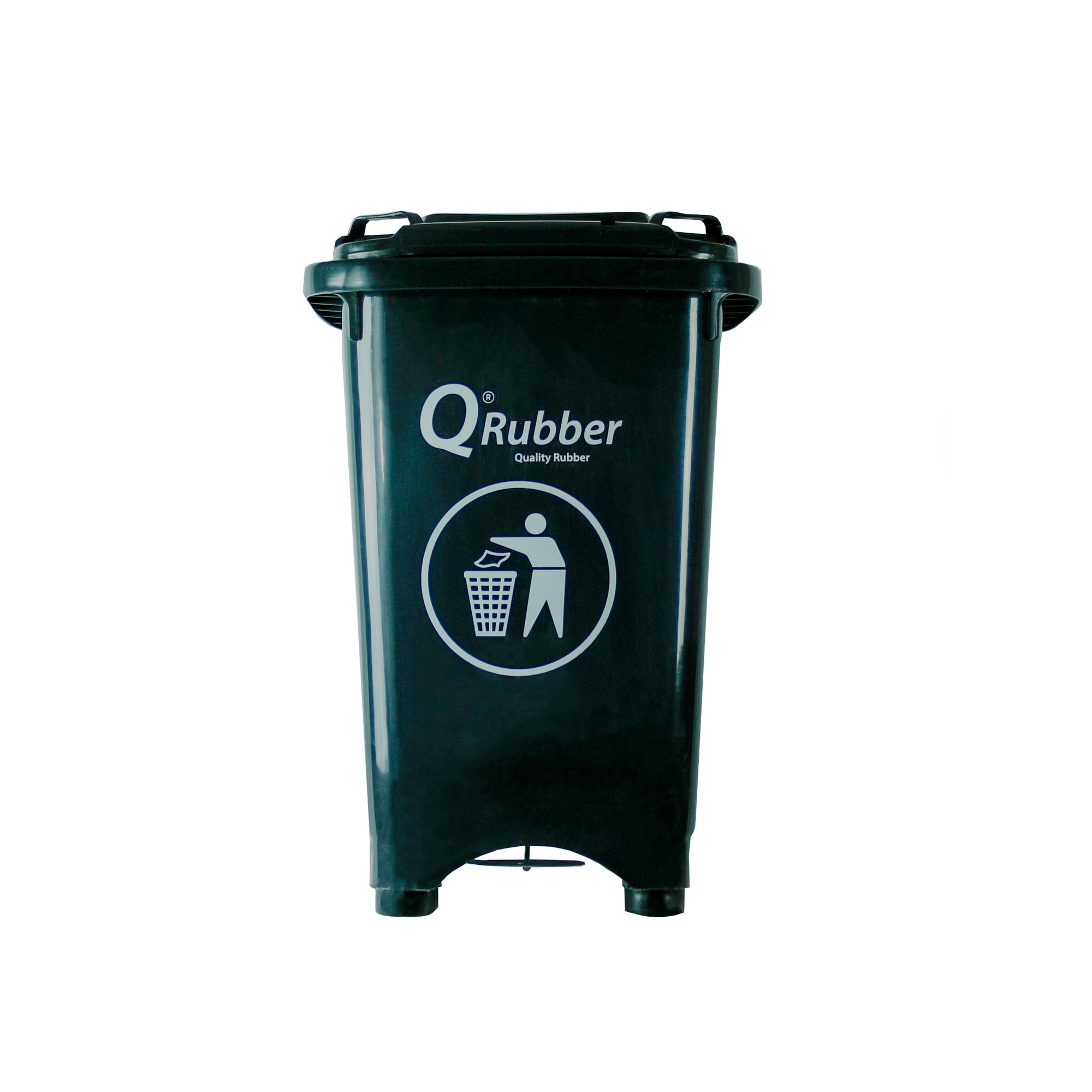 Contenedor De Basura Qrubber C 50Lts Con Pedal