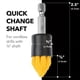 thumbnail image 2 of 4pcs Drill Brush Attachment Set - 2 Tapered & 2 Flat - All Purpose Detail Brush Attachments For Cordless Drill - Tile & Grout Drill Brush Set - Drill Attachments For Cleaning, 5/8”L Bristles, 2 of 4