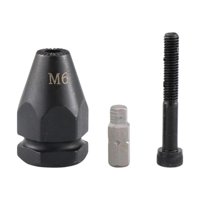 Magideal - Adaptador Eléctrico De Para Tuercas De Remache M3 A , Accesorios Para Herramientas, Accesorio De Taladro De Remache, Mandril De Material Acero De M6