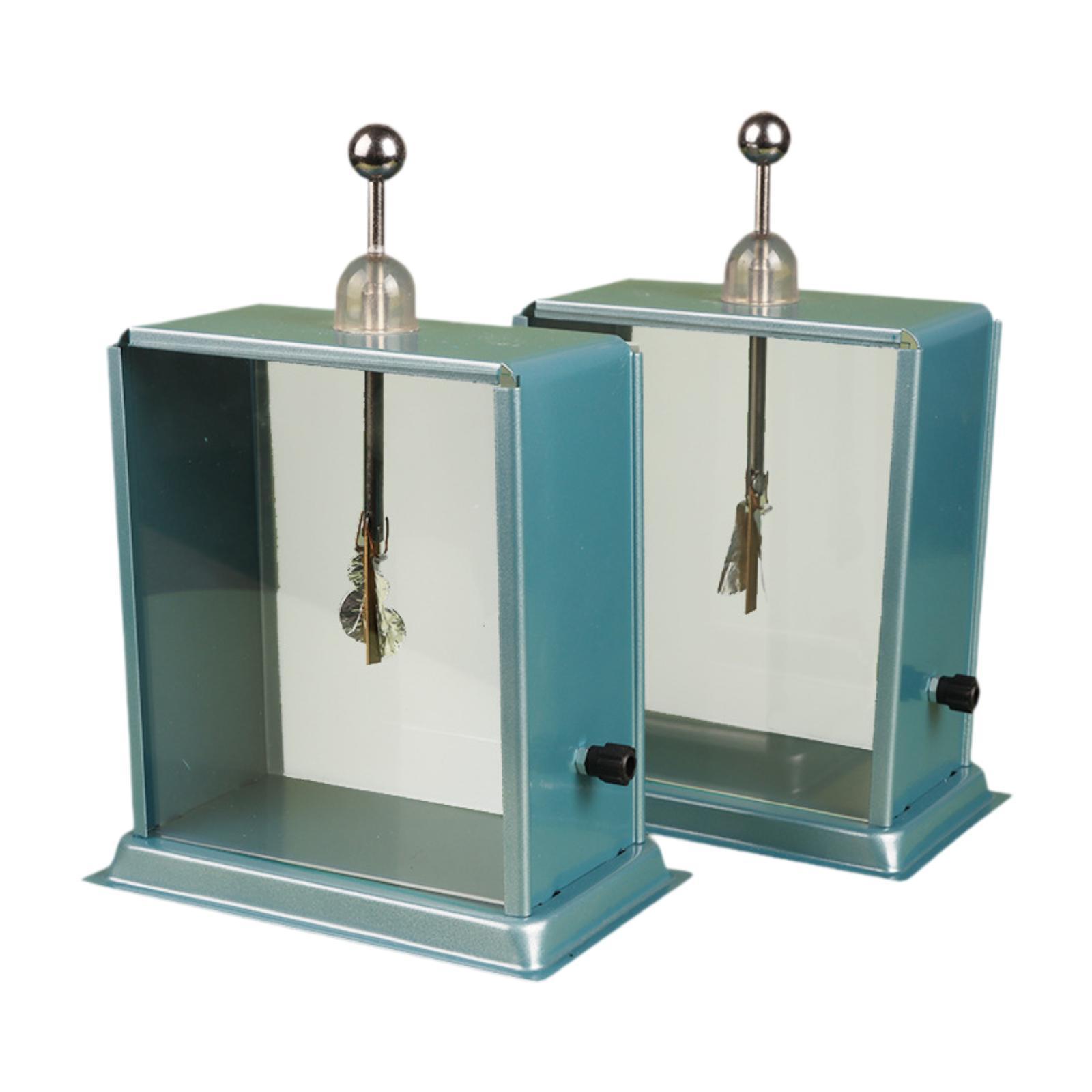 Bothyi - 2 Electroscopios De Lámina, Livianos, Resistentes Y Prácticos Para El Laboratorio De La Escuela Secundaria Y El Hogar