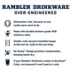 thumbnail image 4 of Vaso Rambler De Acero Inoxidable Con Aislamiento Al Vacío De 473 Ml, 4 of 8