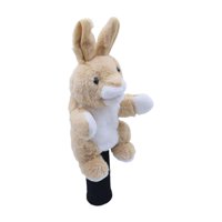 Ioensy - Funda Para Cabeza De Conductor De Palo De Golf Con Animales De Peluche, Funda De Regalo Para Amantes Del Golf Con Dibujos Animados, Conejo