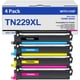 thumbnail image 1 of Paquete de 4 cartuchos de tóner TN229XL TN229 High Yield Brother, 1 of 9
