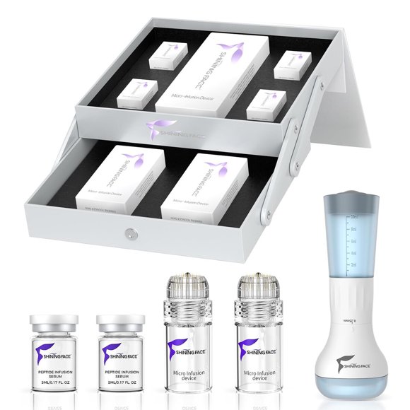 Kit de Microinfusión Shining Face de 0,25 mm para Rostro y Cuello, 3 Meses