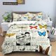 thumbnail image 1 of x2575 Bed SheetsButterfly Bedding Set Flower Duvet Cover Quilt Cover With Zipper Polyester Comforter Set Kid Girl Christmas Gift 3-Piece Bedding Set (1 Duvet Cover + 2 Pillow Shams) nj2575, 1 of 5