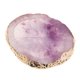 thumbnail image 4 of Resina de imitación Ágata Nail Art Palette Drink Coaster Copa Mat Decor Purple, 4 of 5
