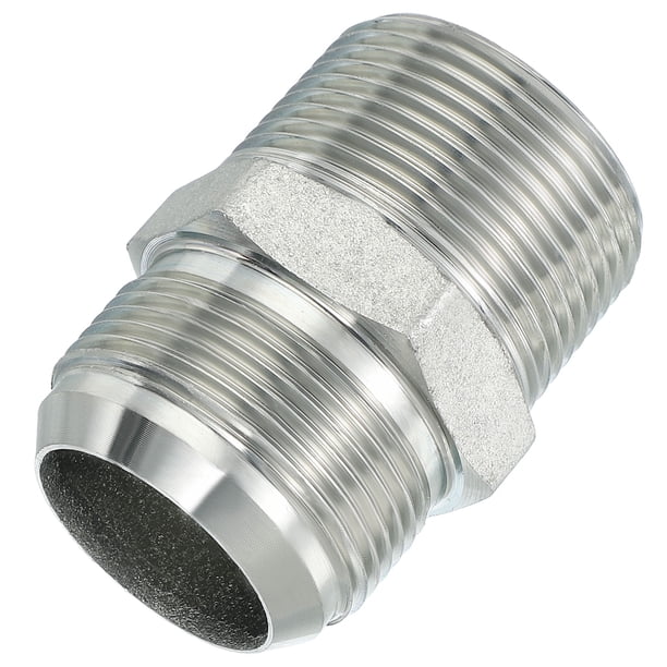 Conectores de Reducción Hexagonal Adaptador de Tubería 1-5/8 Macho 37° Flare JIC x 1-1/4 Macho NPT