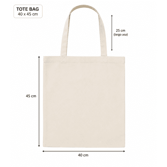 Totebag crea cruda personalizar