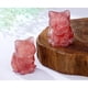 thumbnail image 2 of Decoración De Cristal Para Amigos Del Gato, Hombres Y Mujeres, Estatua Del Gato Afortunado Para La Decoración De La Computadora De La Habitación, Pequeña Y Exquisita, 1 Pieza, 2 of 6