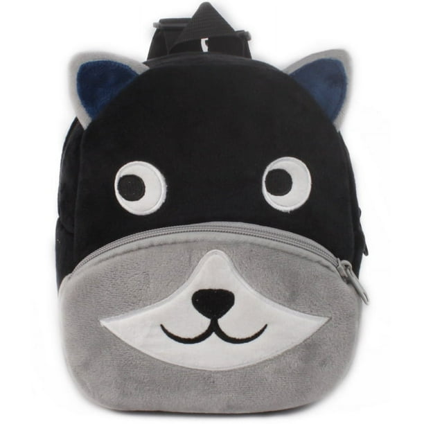Fashion Children School Bags 3D Cartoon Print Plush Kids Backpack Kindergarten Boys and Girls School Bags Mini Backpack Book Bag