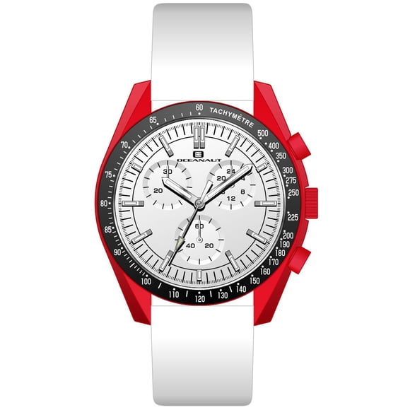 Reloj Oceanaut OC7588 Caja de Plástico Correa de Cuero Cuarzo