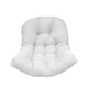 thumbnail image 5 of Suministros de muebles de silla de huevo colgante silla almohadilla de jardín silla de jardín 120x80 cm , blanco, 5 of 5