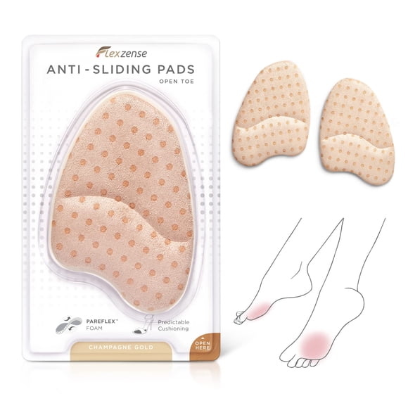 Almohadillas Antideslizantes Para Zapatos Con Punta Abierta 1 Par