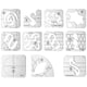thumbnail image 3 of Free Motion Quilting Templates Set DIY Domestic Para Aficionados Al Bordado, 3 of 5