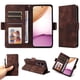 thumbnail image 5 of Carcasa FOXDOCK Vivo V40E 5G de cuero PU, diseño acolchado clásico, protección contra caídas y rayones, 5 of 5