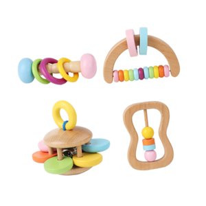 Magideal - Juego De Sonajero De Madera, Conjunto De Música, Instrumentos De Percusión Para La Coordinación Ocular Y Manual, Educación Temprana Para Bebés De 6 A