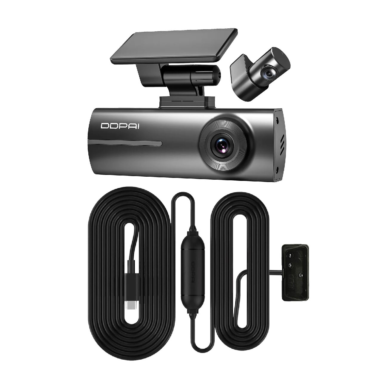 Pack Ddpai N1 Dual Cámara De Vehículo Dual 1296p Wifi Kit De Cableado Obd Dc001