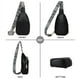 thumbnail image 5 of Banano Impermeable Trip On Bolso De Moda Cruzado De Viaje Negro, 5 of 7
