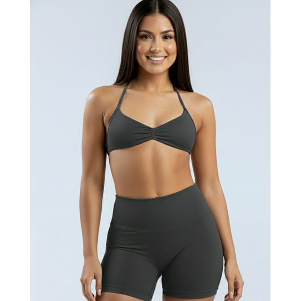 Conjunto Deportivo Mujer 2 Piezas Peto y Short Push Up