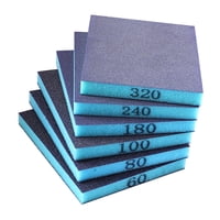Ioensy - 6 Piezas Esponja Papel De Lija Esponja Lijado Bloque Pulido Reutilizable Lavable