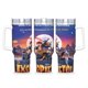 thumbnail image 1 of Los Inseparables Vaso aislado de acero inoxidable con asa, diseño temático, regalo para familia, amigos y fans; incluye pajita y encaja en el portavasos estándar, 40 oz, 1 of 6