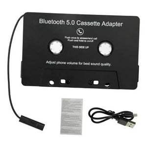 Veat00L - Conversor De Cinta Bluetooth Bluetooth 5.0 + Edr Cancelación Inteligente Del Ruido Distancia De Transmisión De 10 M Batería De Larga Duración De 8 Horas Micrófono Incorporado Llamadas Manos Libres