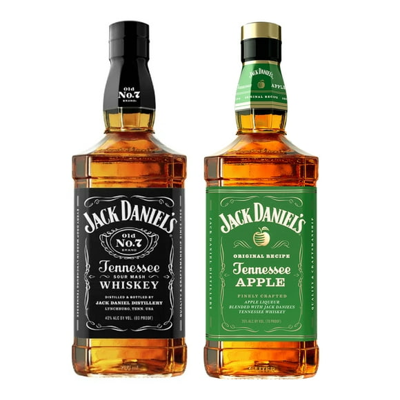 Pack Whiskey Jack Daniels Nº7 40º + Apple 35º 750ml