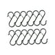 thumbnail image 4 of 12 Ganchos De Metal En Forma De S De 3,6 Pulgadas, Ganchos Para Estante De Ollas De Cocina, Sombreros, Utensilios De Cocina, Color Negro, 4 of 5