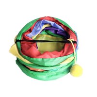 Magideal - Bunny Tunnel Tube Juguetes Interactivos Plegables De 3 Vías Resistente Al Desgarro Marco De Metal Completamente Cerrado Escondite Portátil Para Hacer