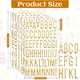 thumbnail image 2 of Phinus 6 Sheet 3D Gold Puffy Letter and Number Stickers, 1 Inch, 2 of 3