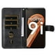 thumbnail image 5 of Funda con Cremallera para Realme 9i, Carcasa Cartera de Cuero PU con Soporte y Tarjetero, 5 of 6
