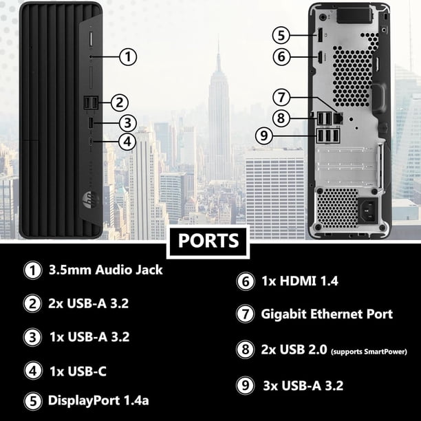 Desktop HP ProDesk 400 G9 SFF Intel Celeron 16 GB 512 GB SSD | Lider