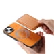 thumbnail image 5 of Funda de Cuero Magnética con Tarjetero para iPhone 14 Cubierta Delgada Amarillo, 5 of 5