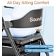 thumbnail image 3 of Andador Plegable Soundfuse con Asiento y Ruedas de 20 cm, 3 of 8