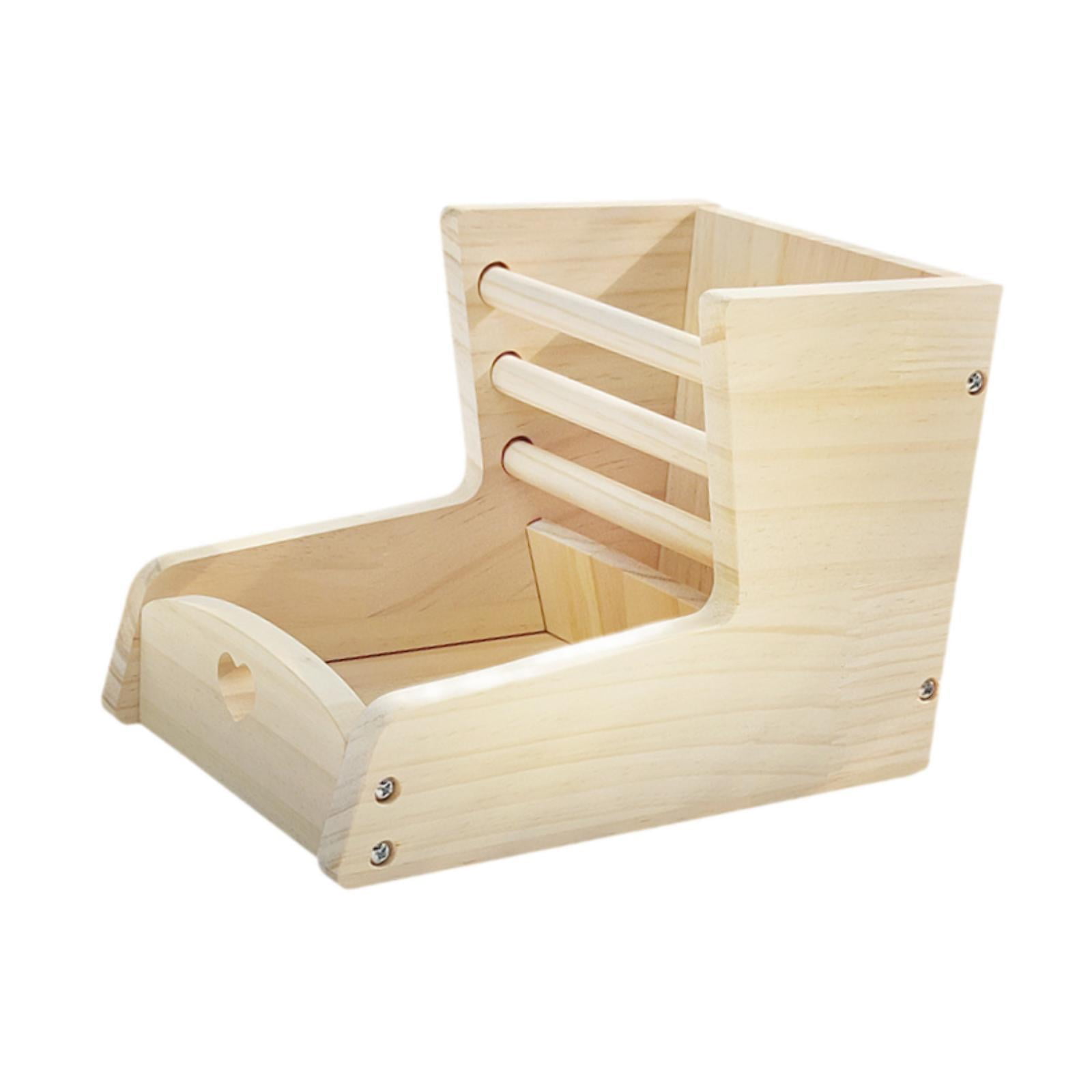 Comederos De Madera Para Conejos, Resistentes Y Portátiles, Para Mascotas Pequeñas