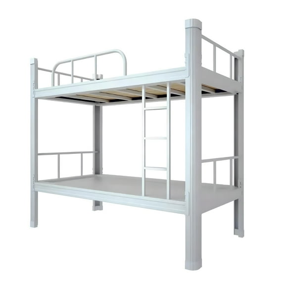 Camarote una Plaza Acero 90x200 cm Blanco