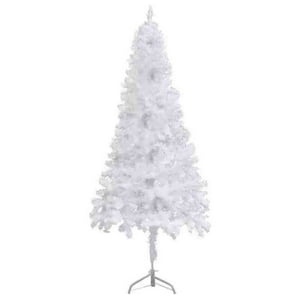 Artihogar - Arbol De Navidad 210 Cm Con Luces Led Colores Canadá Blanco