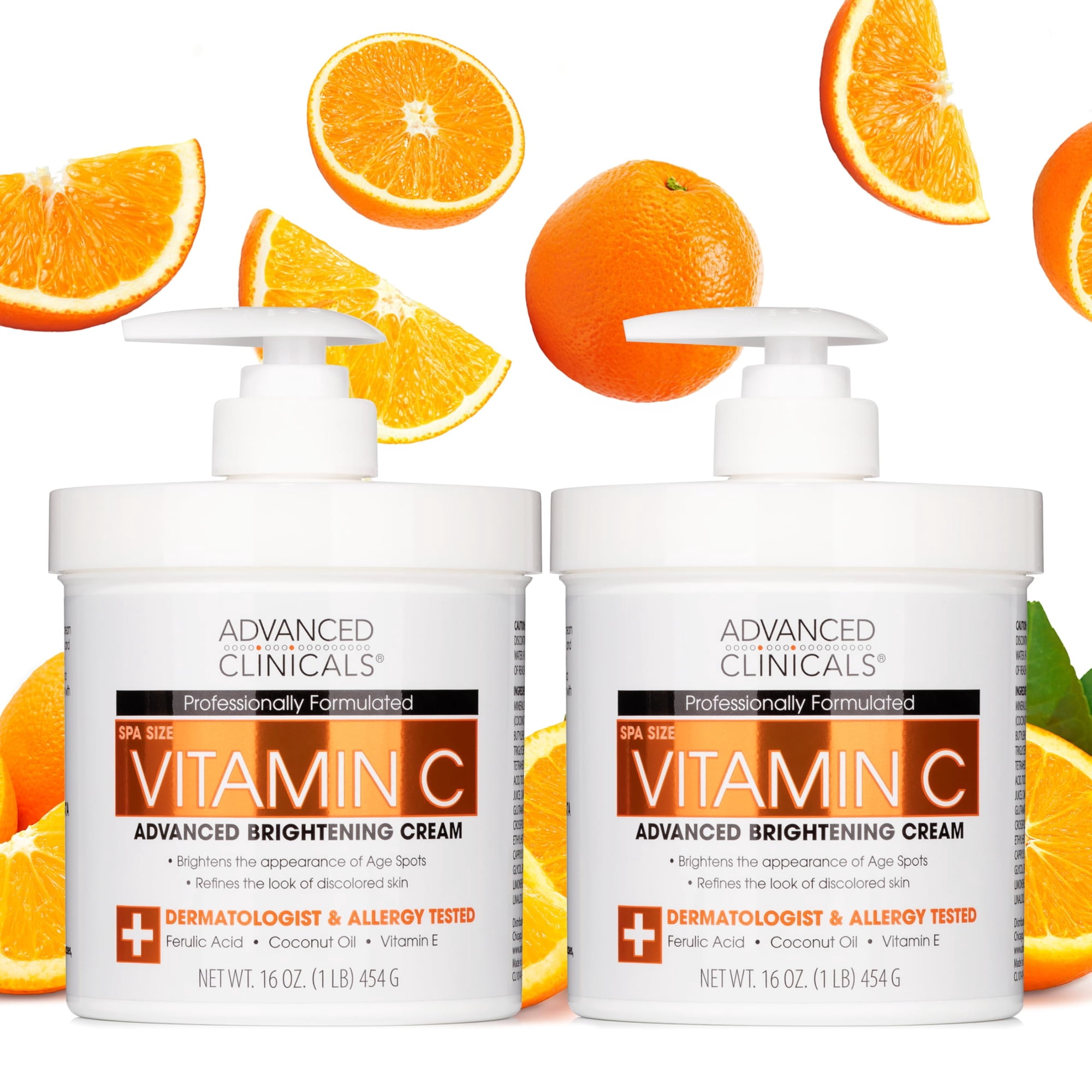 Crema Hidratante Para Rostro Y Cuerpo Advanced Clinicals Vitamin C