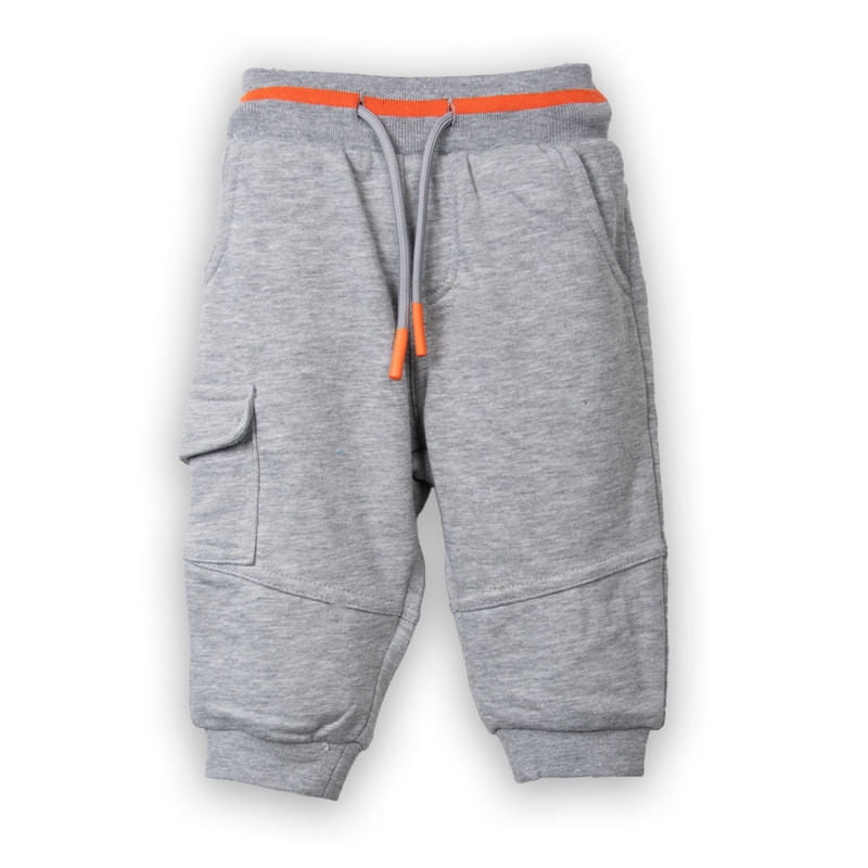 Pantalón Buzo Bebe Niño Gris Pillin