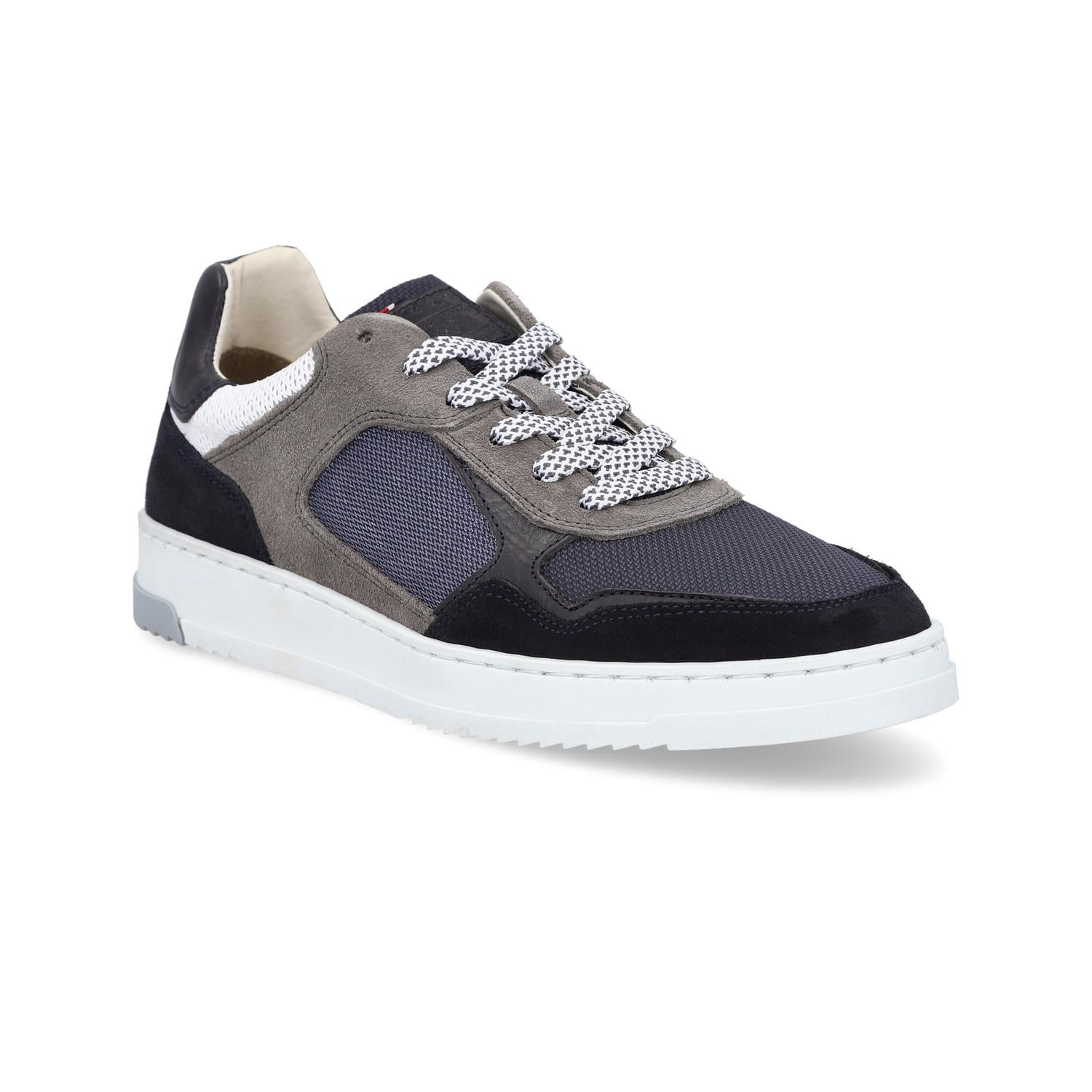 Zapatillas Hombre Cuero Y Textil Kai-0-11 Bullboxer Azul 39