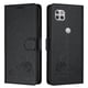thumbnail image 5 of Funda tipo cartera FOXDOCK para Motorola MOTO ONE 5G ACE 2021 con soporte, ranuras, RFID, diseño de gato, 5 of 5
