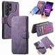 thumbnail image 1 of Funda Billetera Magnética para Samsung Galaxy S24 Ultra Soporte Tarjetas Desmontable Morado, 1 of 6